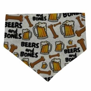 beers and bones scrunchy bandana
