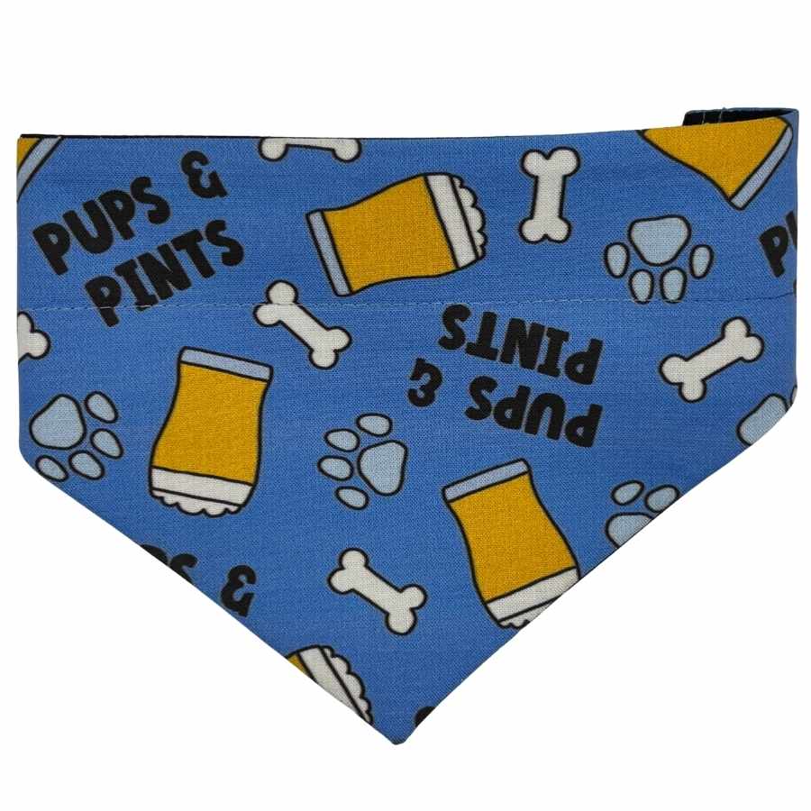 pups and pints scrunchy bandana