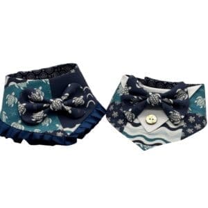 sea turtle patchwork velcro bandana