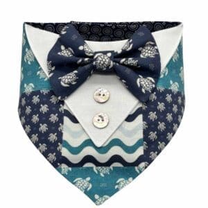 sea turtle patchwork velcro bandana