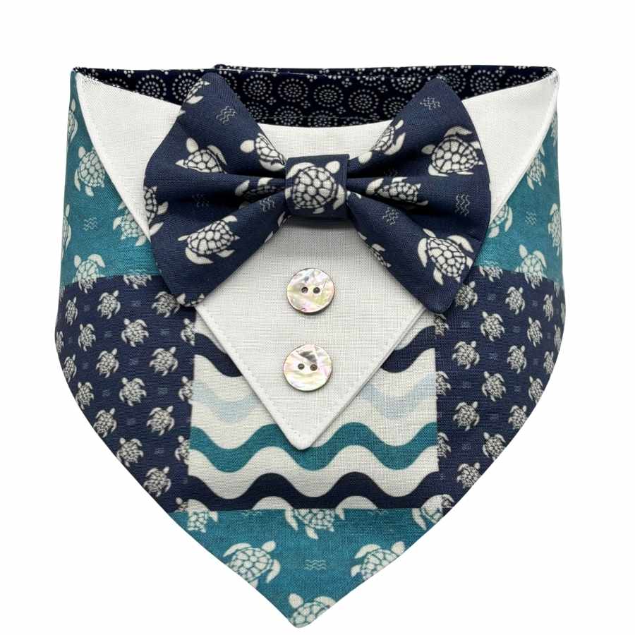 sea turtle patchwork velcro bandana